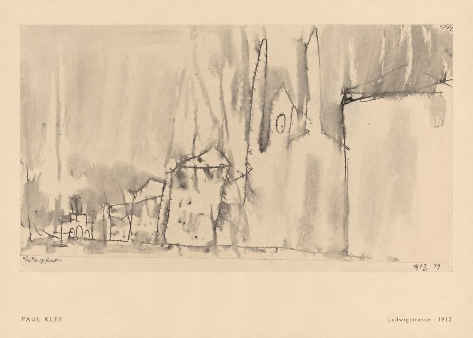 Paul Klee Ludwigstrasse No6 - Juliste