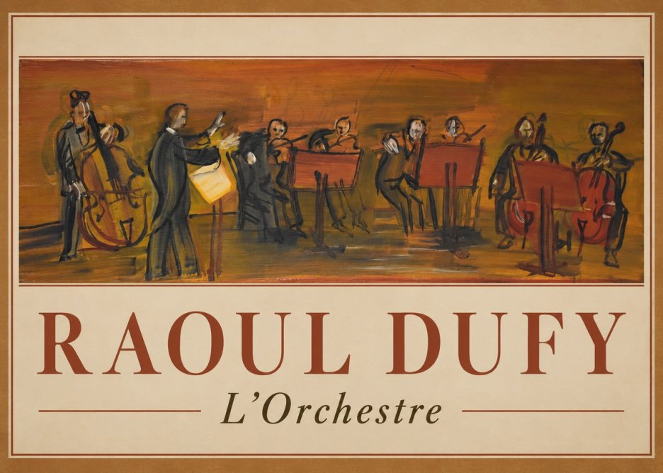 Raoul Dufy L'orchestre No1 - Juliste