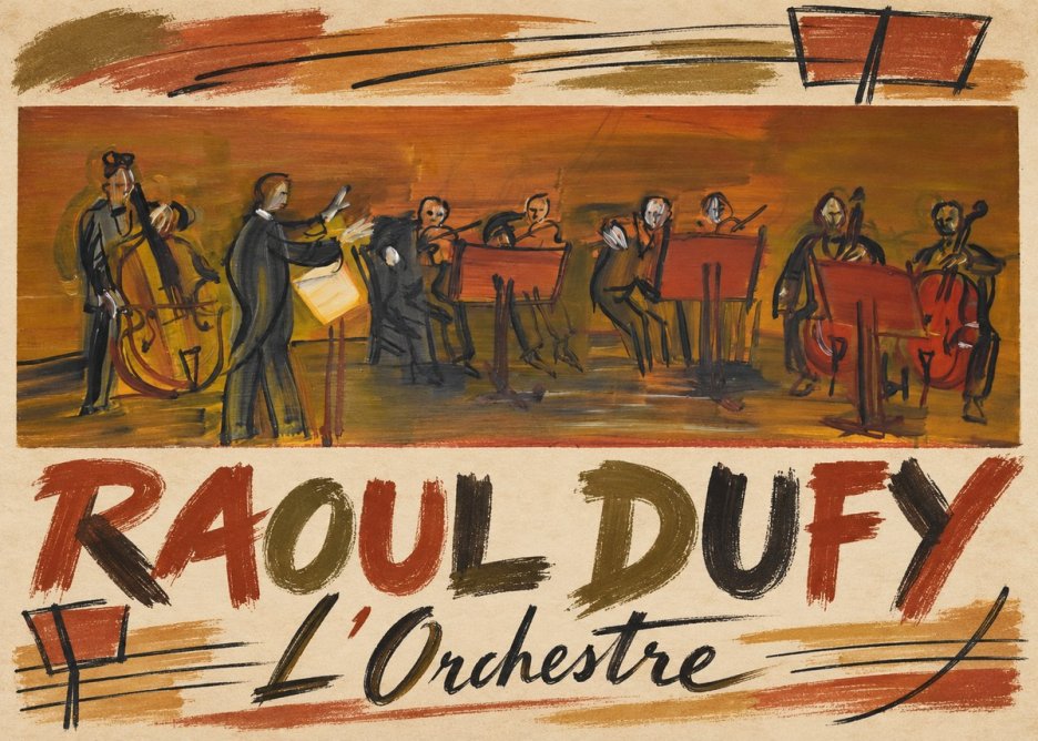 Raoul Dufy L'orchestre No3 - Juliste