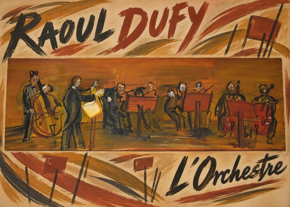 Raoul Dufy L'orchestre No5 - Juliste
