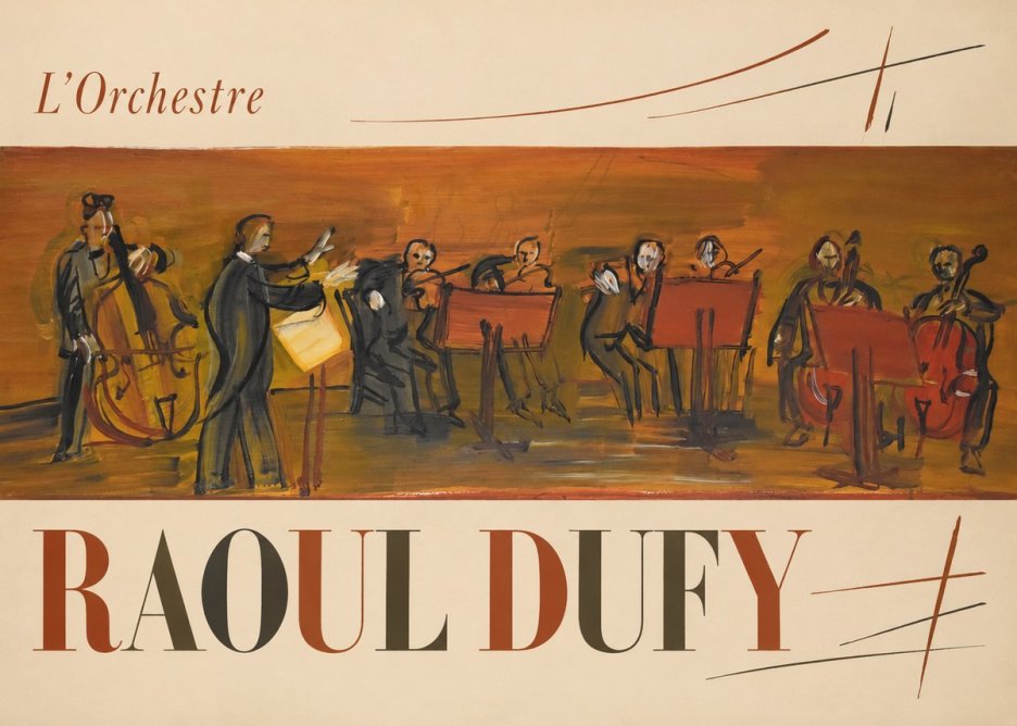Raoul Dufy L'orchestre No6 - Juliste