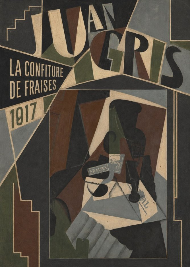 Juan Gris La Confiture De Fraises No5 - Juliste