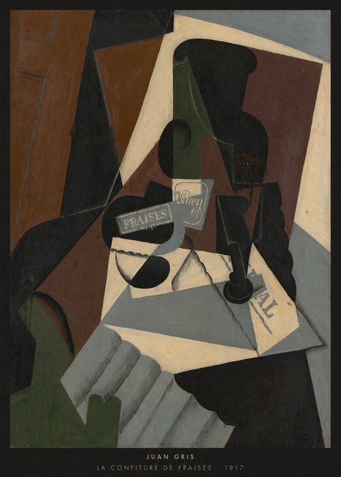 Juan Gris La Confiture De Fraises No6 - Juliste