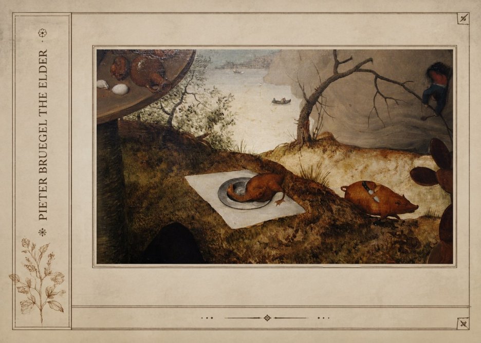Pieter Bruegel The Pig Is Stabbed No2 - Juliste