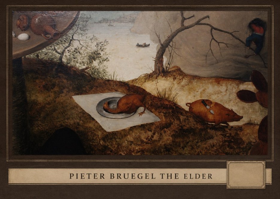 Pieter Bruegel The Pig Is Stabbed No3 - Juliste