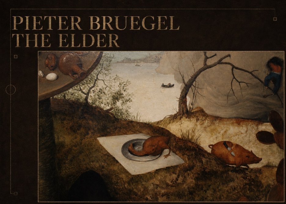 Pieter Bruegel The Pig Is Stabbed No6 - Juliste