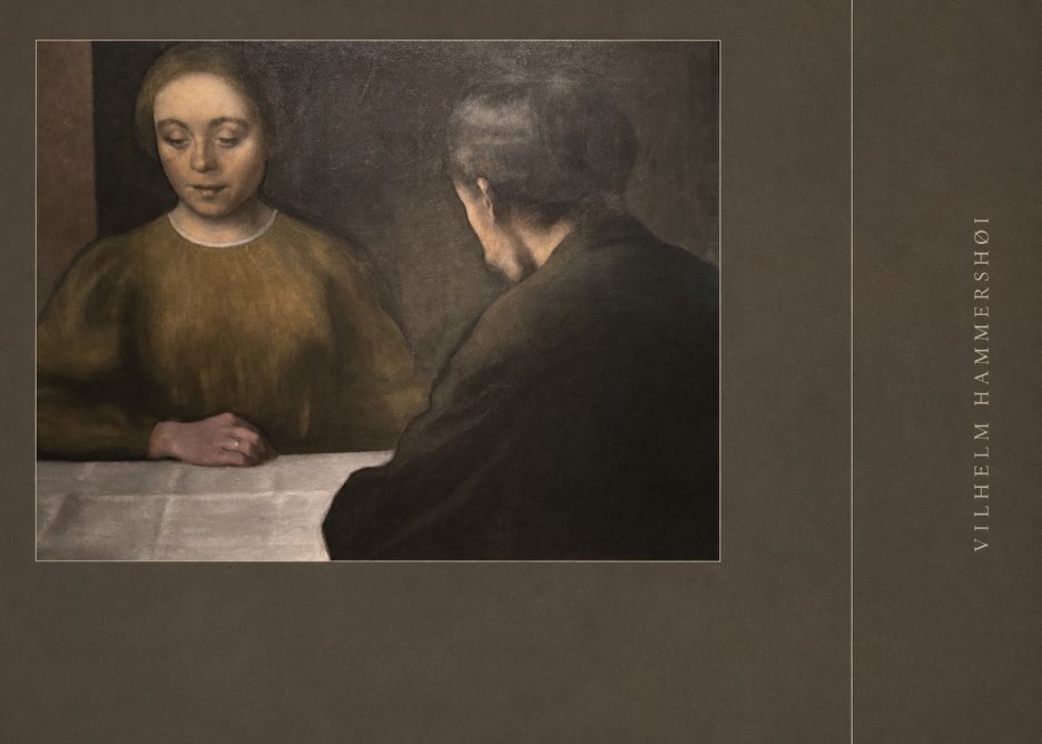 Vilhelm Hammershøi A Conversation No2 - Juliste