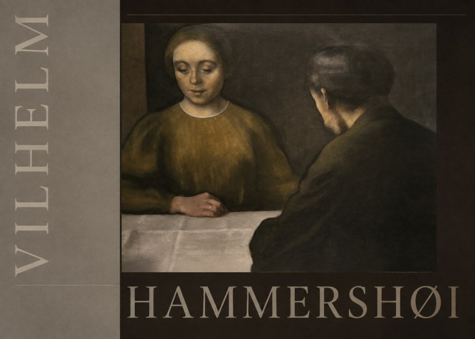 Vilhelm Hammershøi A Conversation No3 - Juliste