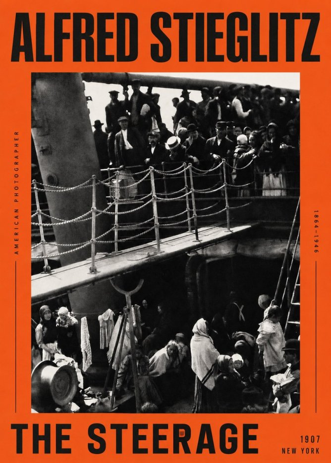 Alfred Stieglitz The Steerage – 1907 No2 - Juliste