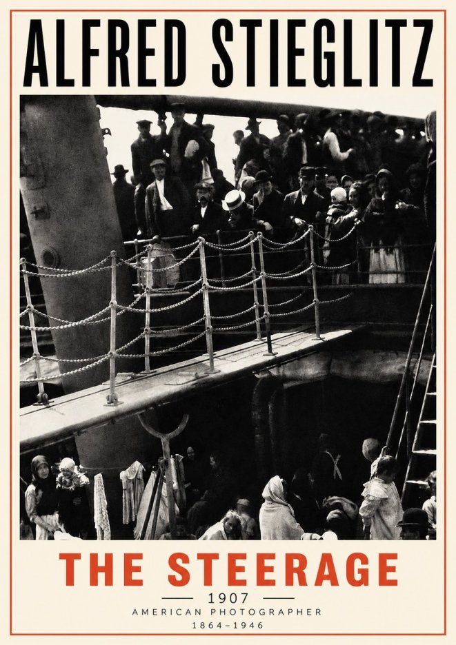 Alfred Stieglitz The Steerage – 1907 No3 - Juliste