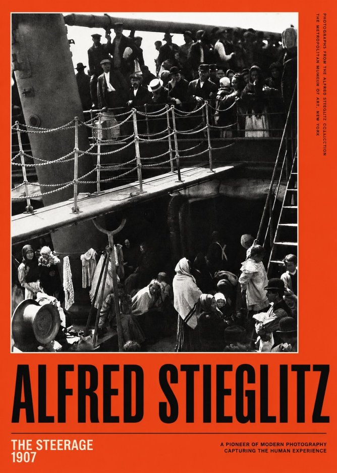 Alfred Stieglitz The Steerage – 1907 No6 - Juliste
