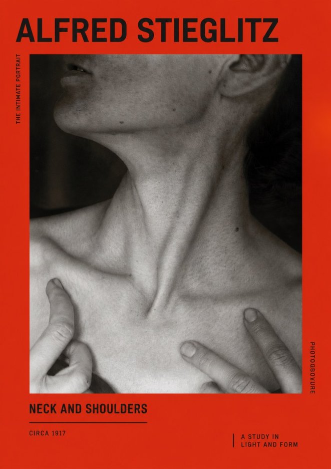 Alfred Stieglitz Neck and Shoulders No2 - Juliste