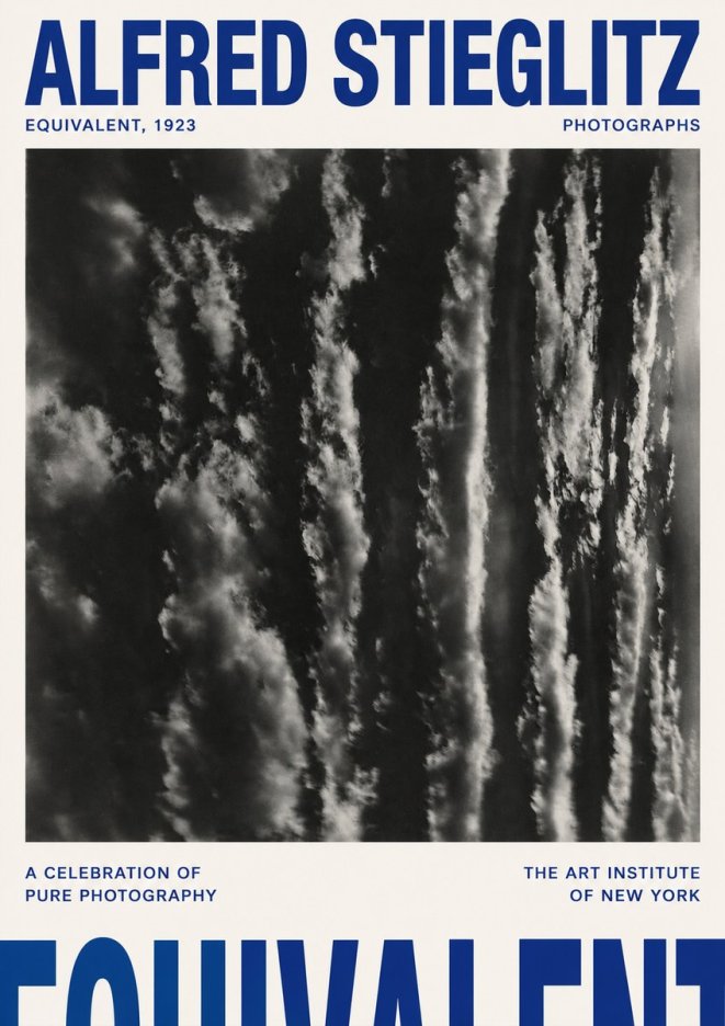 Alfred Stieglitz Equivalent I No4 - Juliste