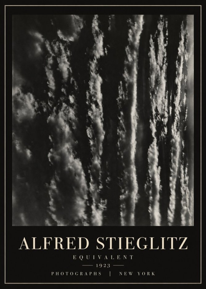 Alfred Stieglitz Equivalent I No6 - Juliste