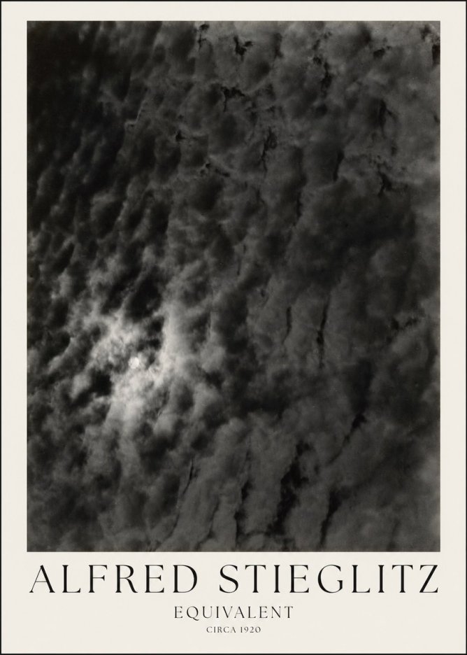Alfred Stieglitz Equivalent II No1 - Juliste