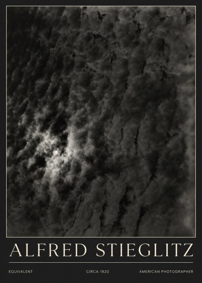 Alfred Stieglitz Equivalent II No5 - Juliste