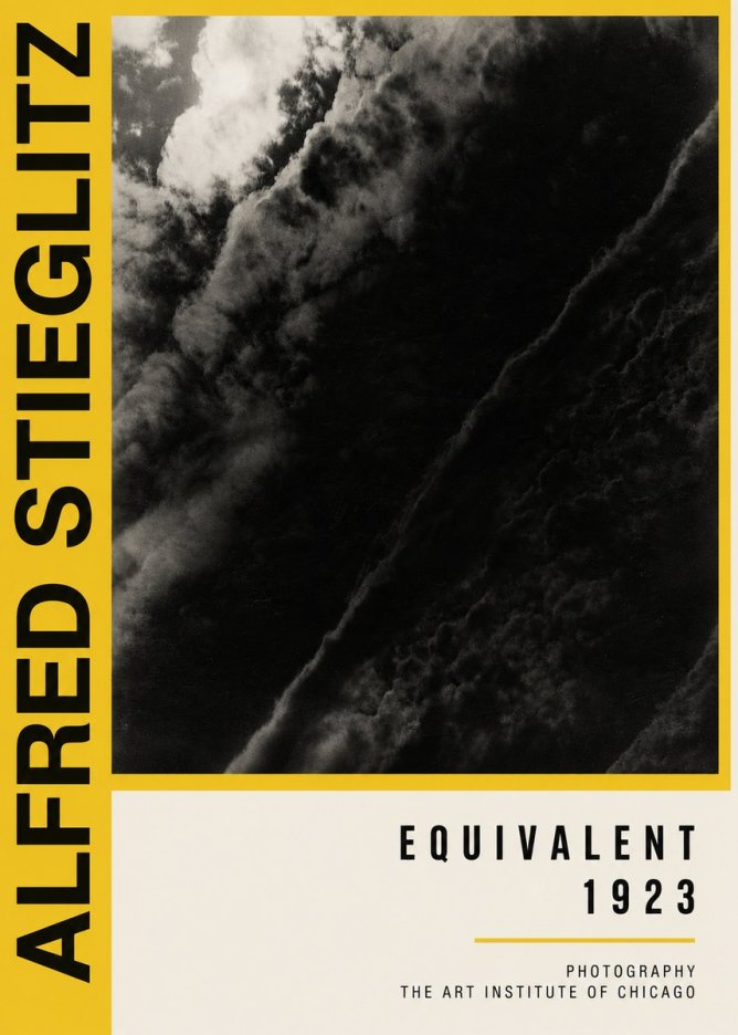 Alfred Stieglitz Equivalent III No5 - Juliste