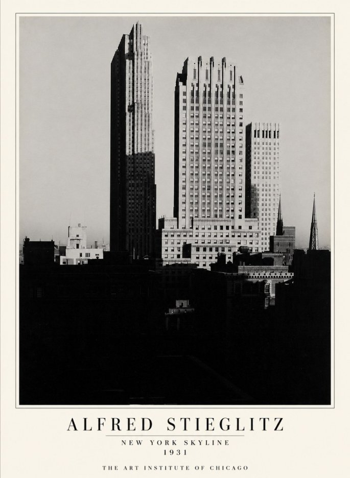 Alfred Stieglitz New York Skyline No1 - Juliste