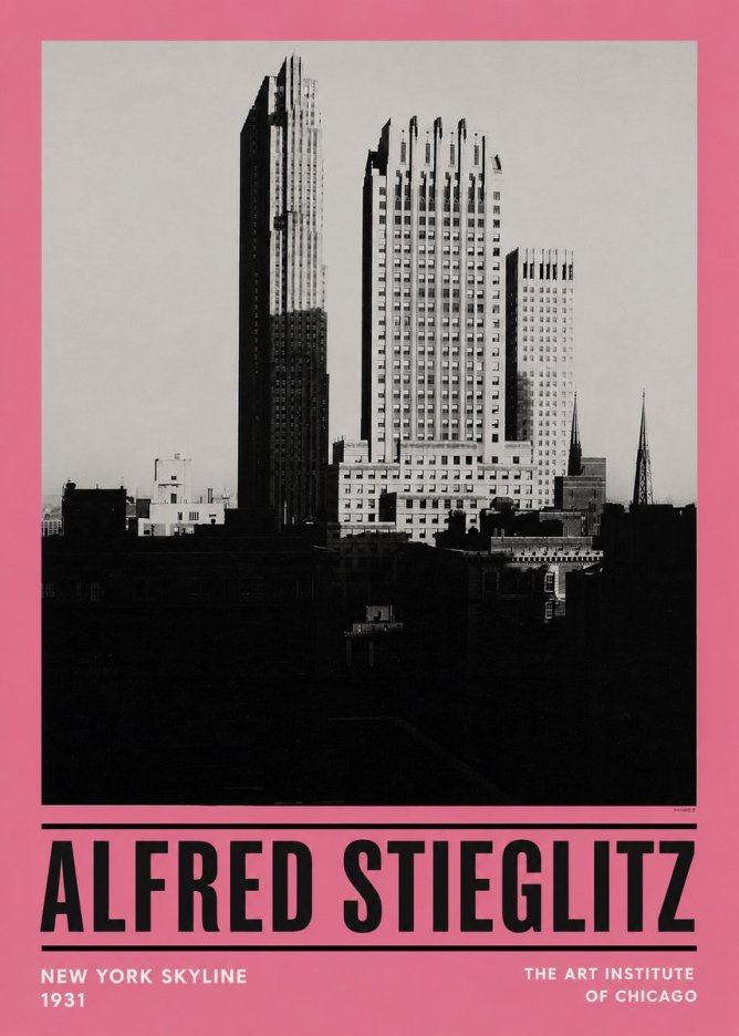 Alfred Stieglitz New York Skyline No4 - Juliste