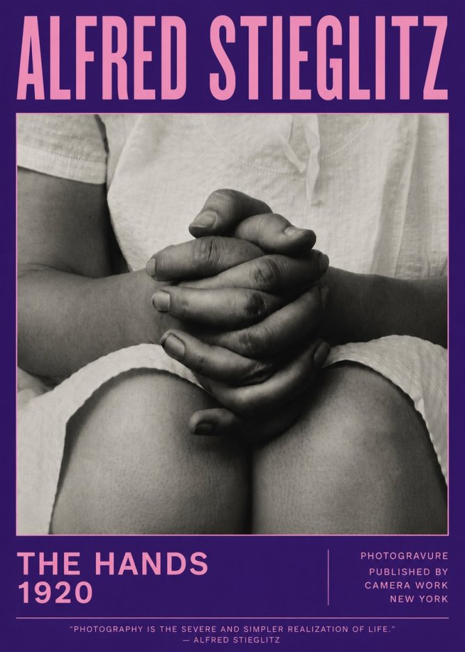 Alfred Stieglitz The Hands No6 - Juliste