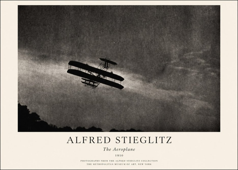 Alfred Stieglitz The Aeroplane No1 - Juliste