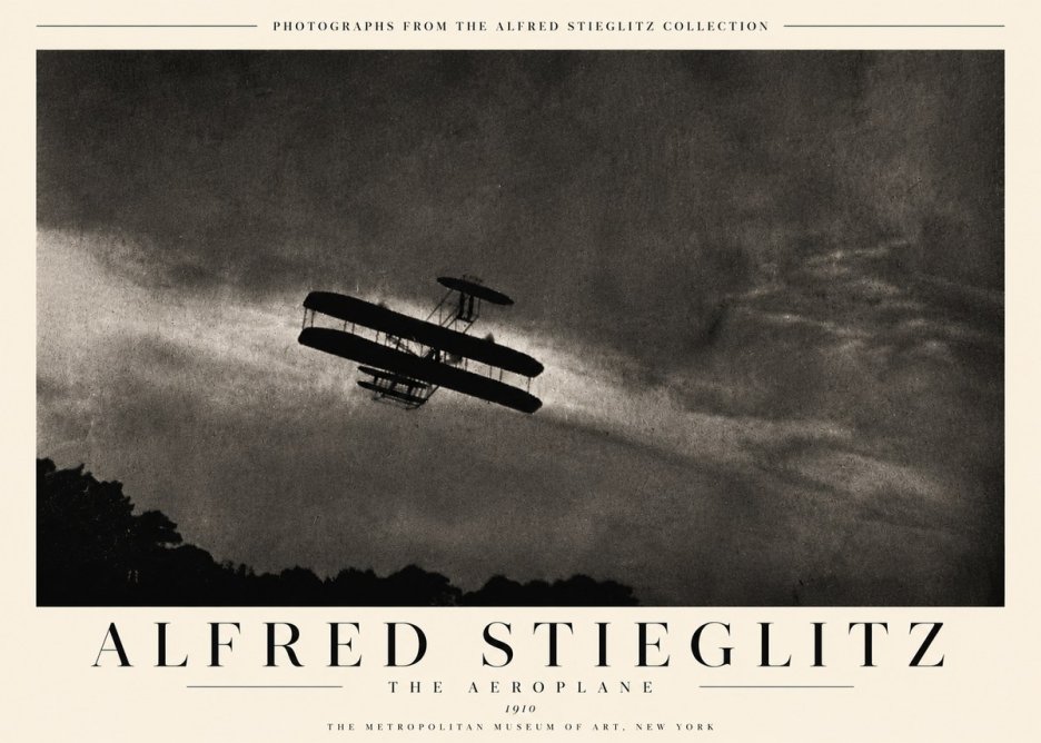 Alfred Stieglitz The Aeroplane No5 - Juliste