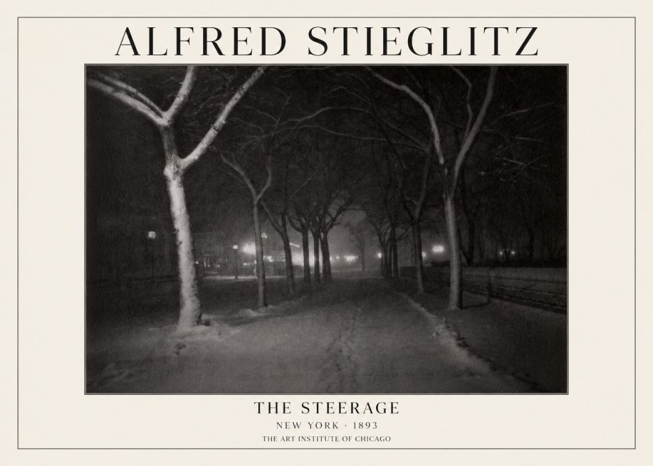Alfred Stieglitz Winter—fifth Avenue, New York No4 - Juliste