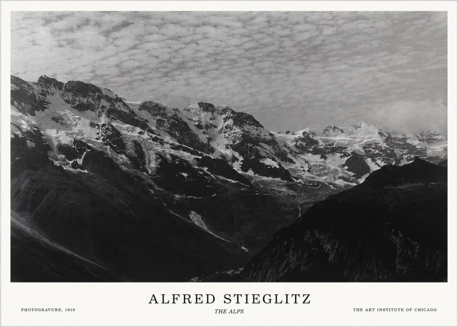Alfred Stieglitz The Alps No1 - Juliste