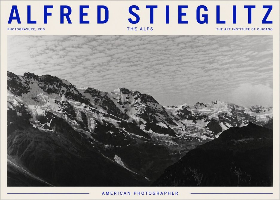 Alfred Stieglitz The Alps No5 - Juliste