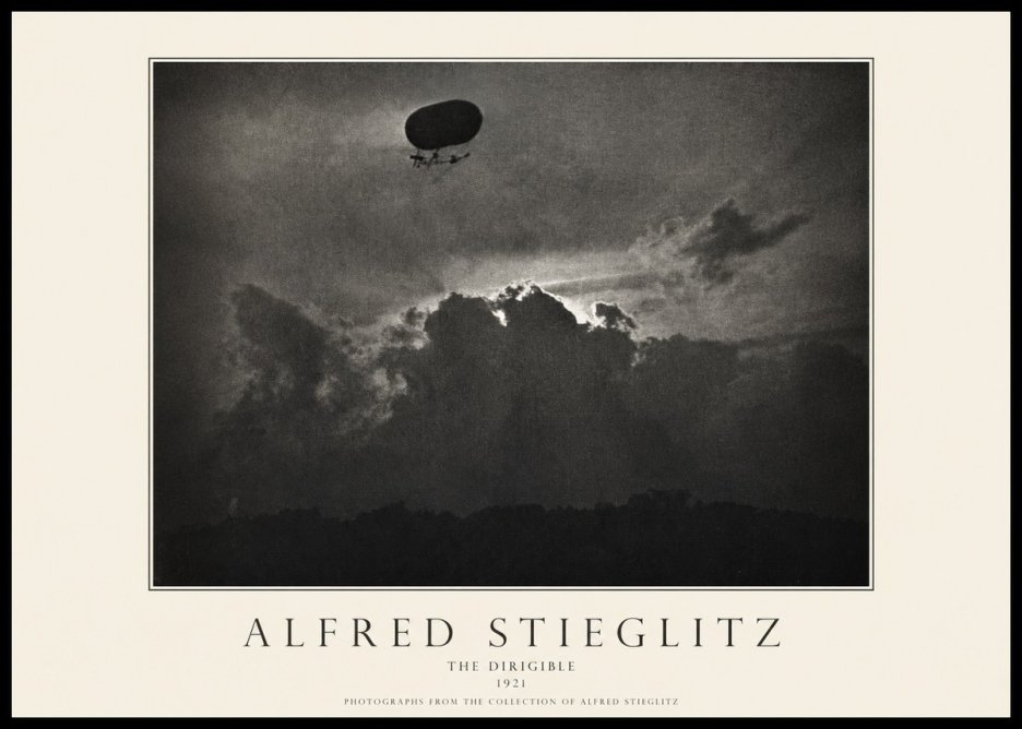 Alfred Stieglitz The Dirigible No1 - Juliste