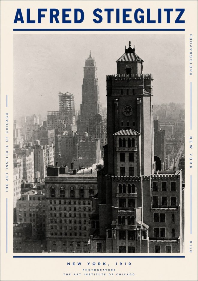 Alfred Stieglitz New York No3 - Juliste