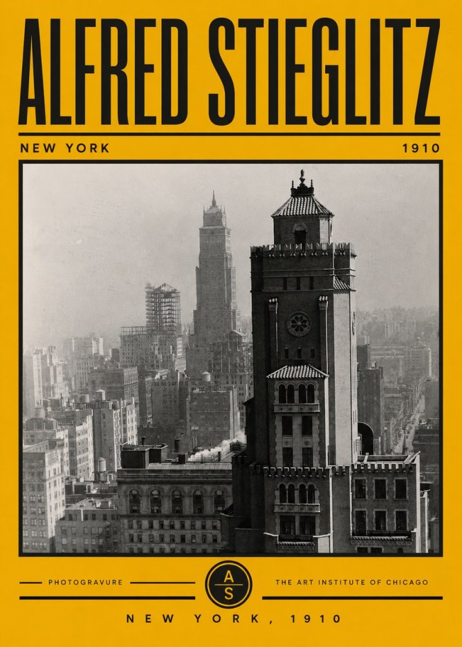 Alfred Stieglitz New York No5 - Juliste