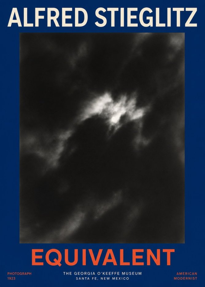 Alfred Stieglitz Equivalent IV No4 - Juliste