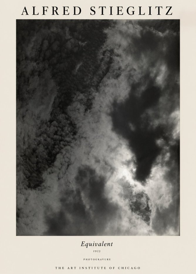 Alfred Stieglitz Equivalent V No1 - Juliste