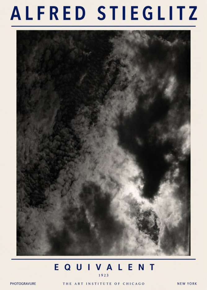 Alfred Stieglitz Equivalent V No3 - Juliste