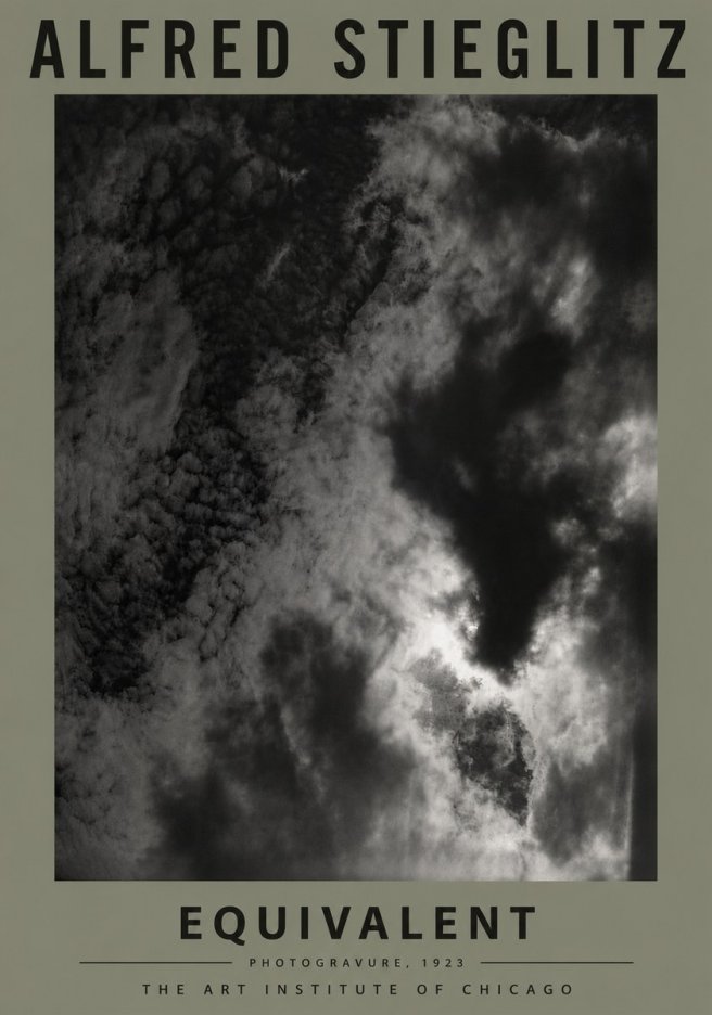 Alfred Stieglitz Equivalent V No6 - Juliste