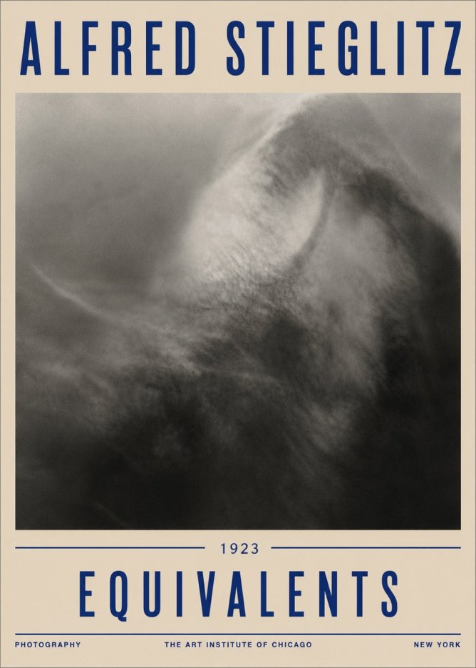 Alfred Stieglitz Equivalents III No5 - Juliste