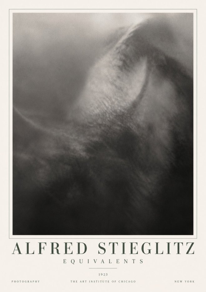 Alfred Stieglitz Equivalents III No6 - Juliste