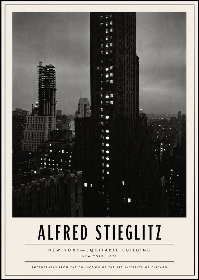 Alfred Stieglitz New York—equitable Building No3 - Juliste
