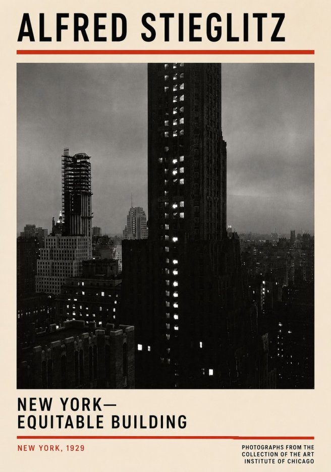 Alfred Stieglitz New York—equitable Building No6 - Juliste