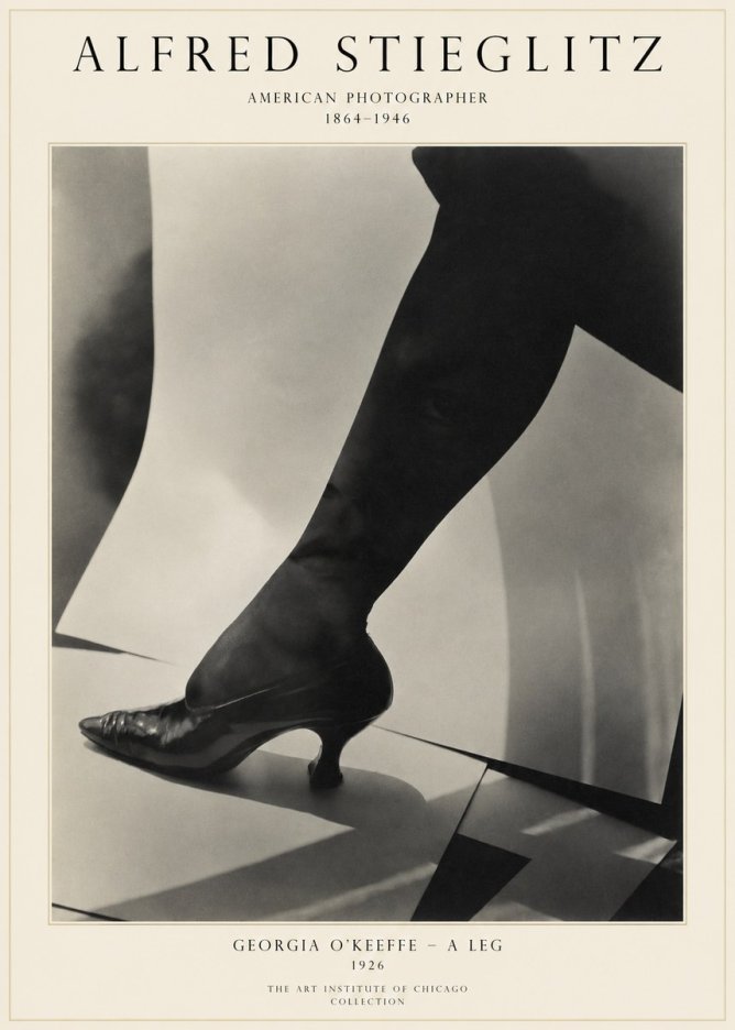 Alfred Stieglitz Georgia O'keeffe – a Leg No1 - Juliste