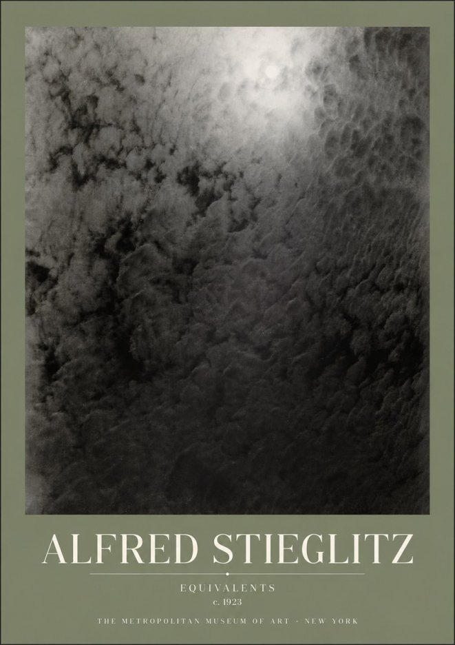 Alfred Stieglitz Equivalents IV No3 - Juliste