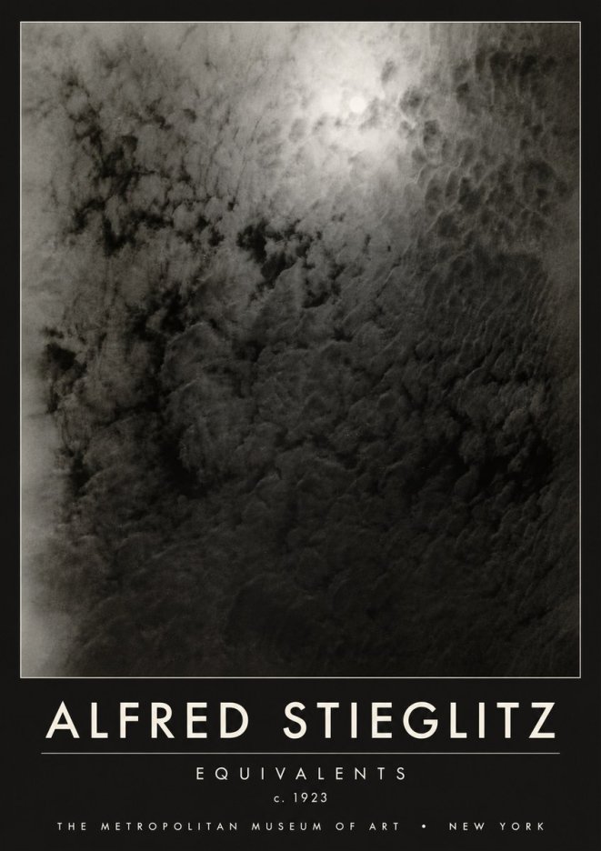 Alfred Stieglitz Equivalents IV No6 - Juliste