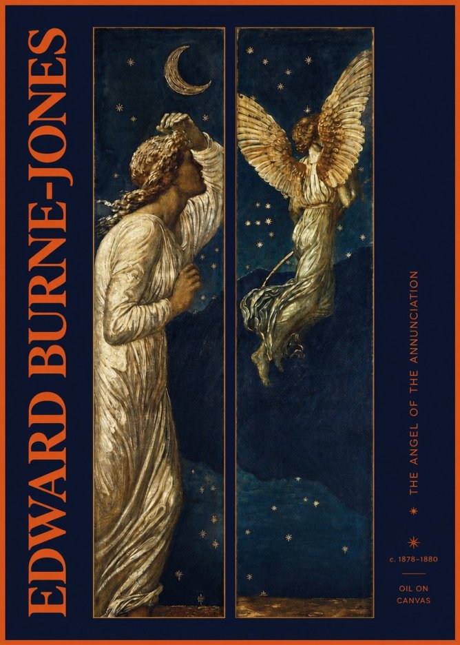 Edward Burne-Jones The Angel of the Annunciation No2 - Juliste