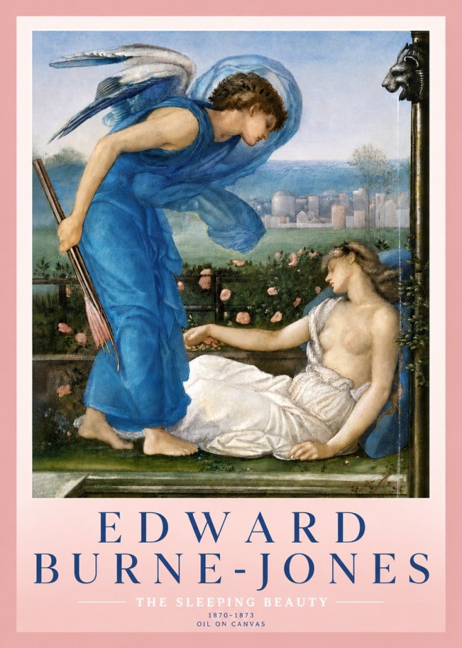 Edward Burne-Jones The Sleeping Beauty No3 - Juliste