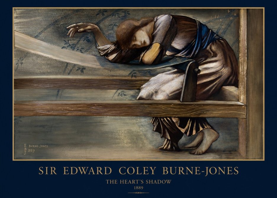 Edward Burne-Jones The Heart's Shadow No1 - Juliste