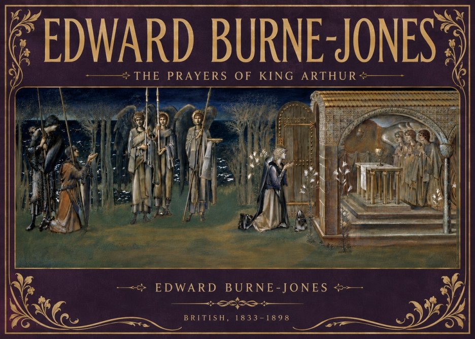 Edward Burne-Jones The Prayers of King Arthur No5 - Juliste