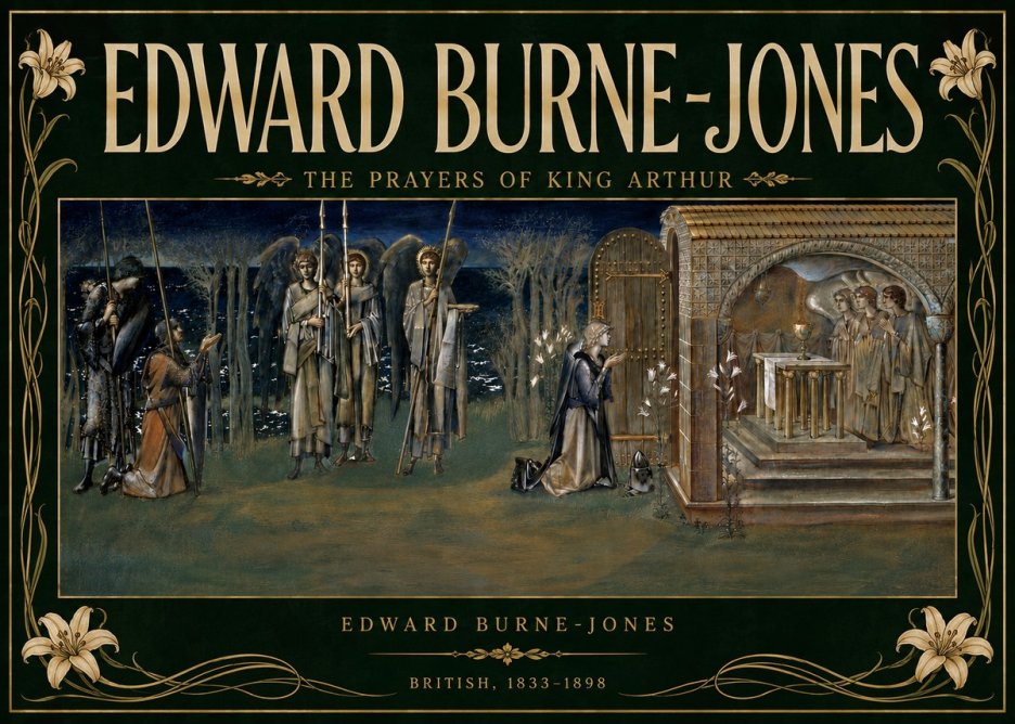 Edward Burne-Jones The Prayers of King Arthur No6 - Juliste