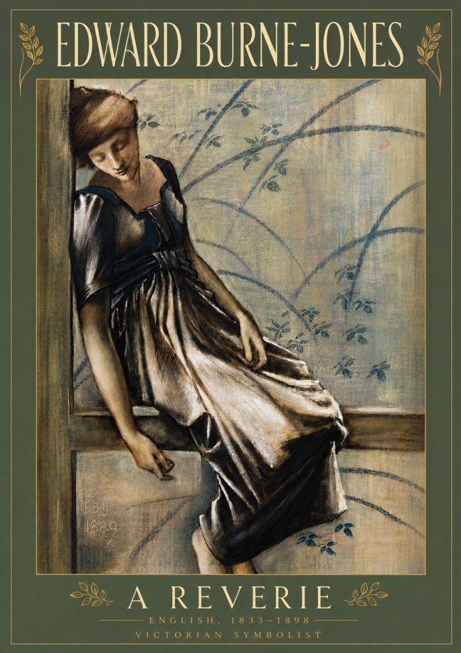Edward Burne-Jones A Reverie No6 - Juliste