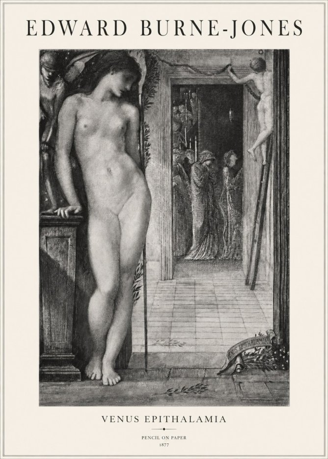 Edward Burne-Jones Venus Epithalamia No1 - Juliste